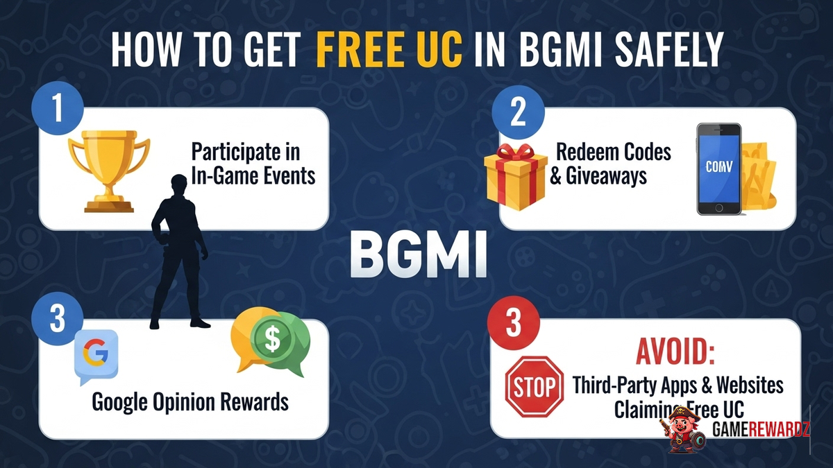 How to Get Free UC in BGMI Safely